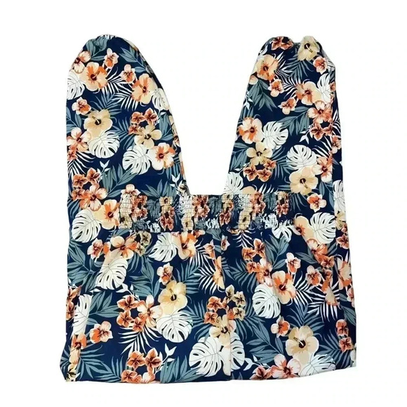 SHEIN Size M Flowy Floral Pants B54 - Picture 1 of 4